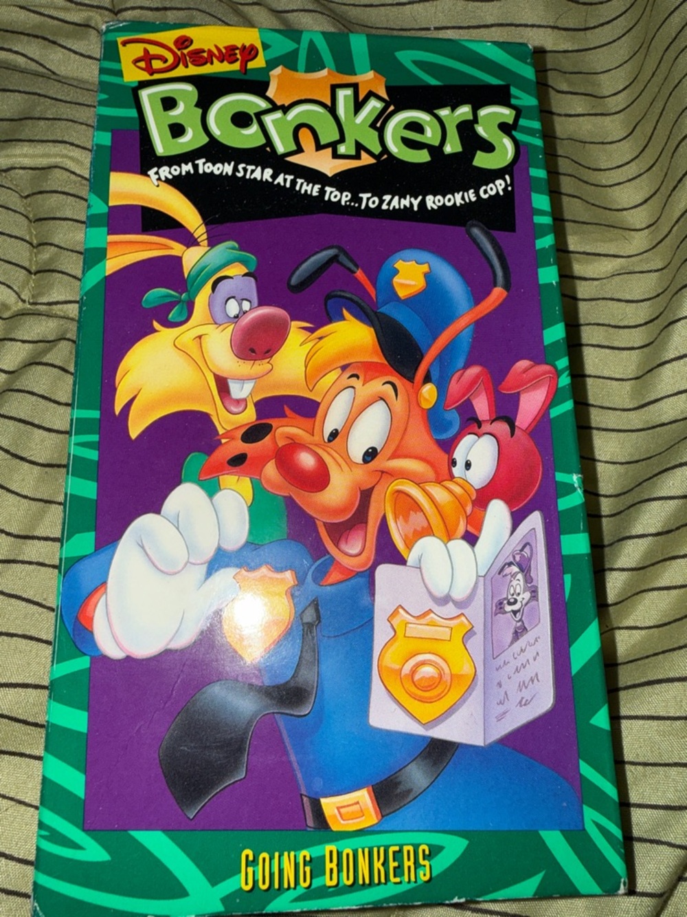 Vintage 1994 -Disney Bonkers VHS Walt Disney Home Video.